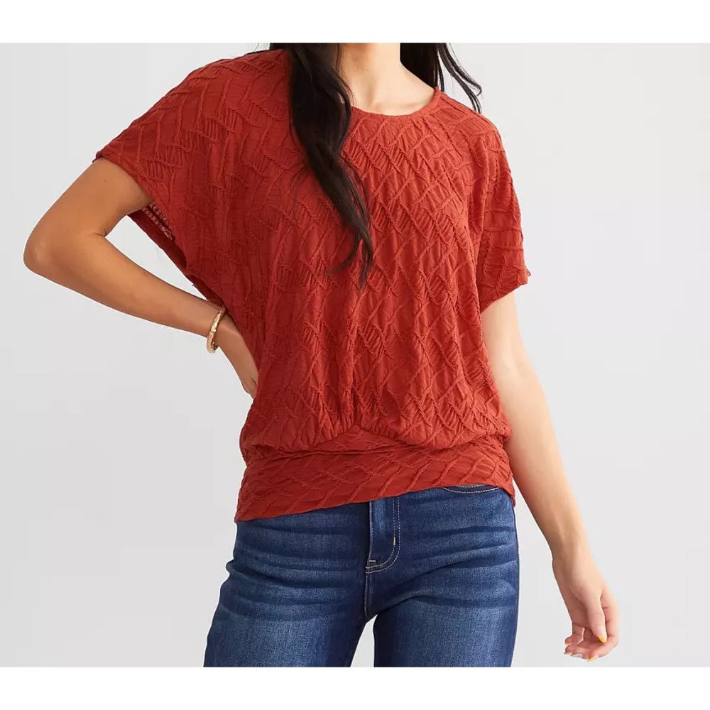 Buckle, Day trip, textured Dolman top, purchased @ Buckle